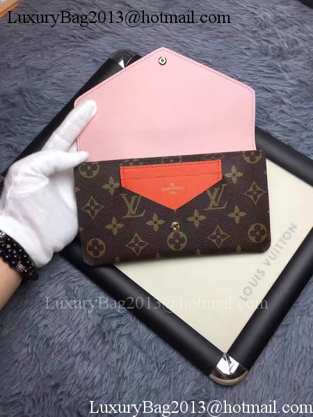 Louis Vuitton Monogram Canvas JEANNE WALLET M62155 Orange