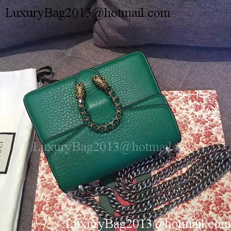 Gucci Dionysus Lichee Pattern Mini Shoulder Bag 421970 Green