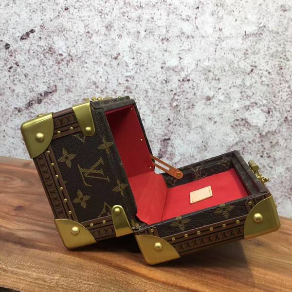 Louis Vuitton Mini Monogram Canvas Treasure Box 40665 Red