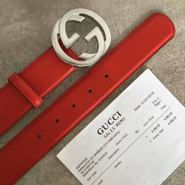 Gucci Original Calf Leather 4.0CM Belt 68885B
