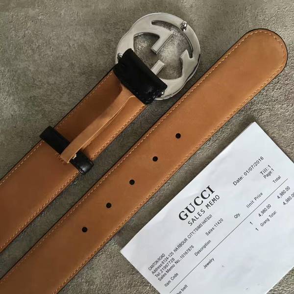 Gucci Original Calf Leather 4.0CM Belt 68885C
