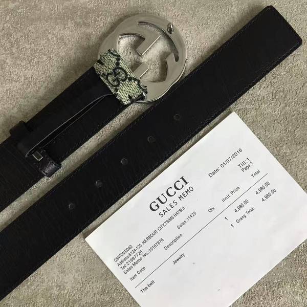 Gucci Original Calf Leather 4.0CM Belt 68885D