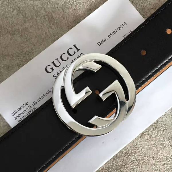 Gucci Original Calf Leather 3.5CM Belt 68884D