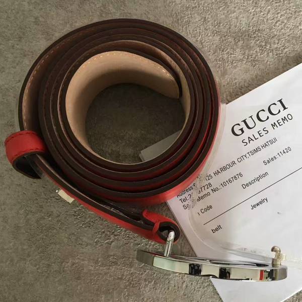 Gucci Original Calf Leather 3.5CM Belt 68884E