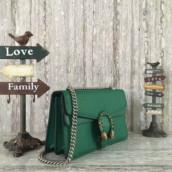 Gucci Dionysus Lichee Pattern Medium Shoulder Bag 400249 Green