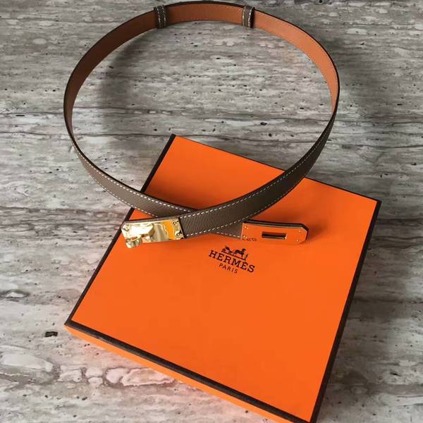 HERMES 1.7cm Original Leather Female Belt 17414c