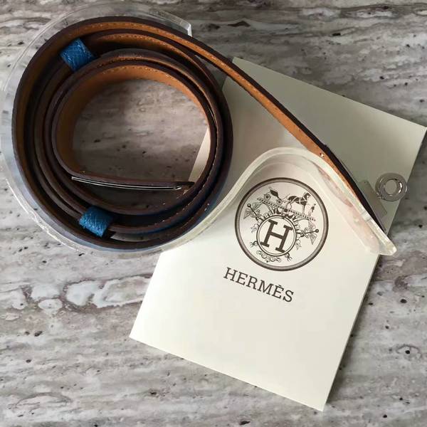 HERMES 1.7cm Original Leather Female Belt 17414d