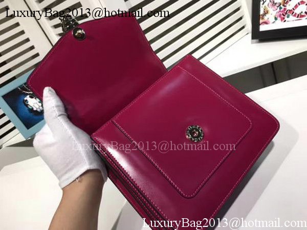 BVLGARI Serpenti Forever Bag Patent Leather BG2280 Purple