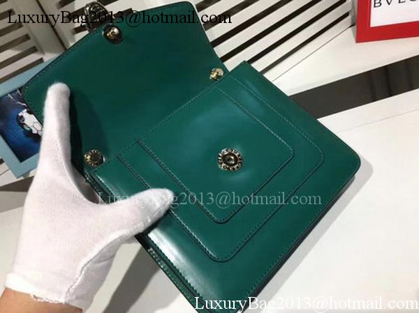 BVLGARI mini Shoulder Bag Calfskin Leather BG2283 Green