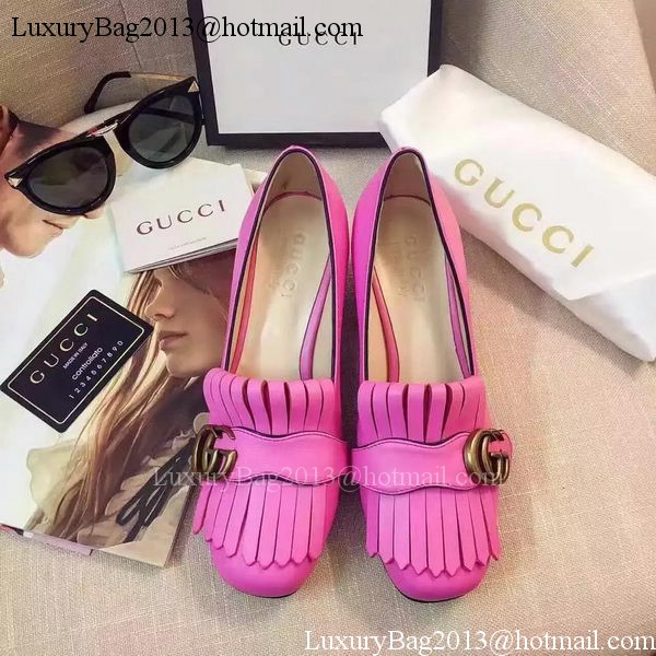 Gucci Casual Shoes Leather GG1127 Rose