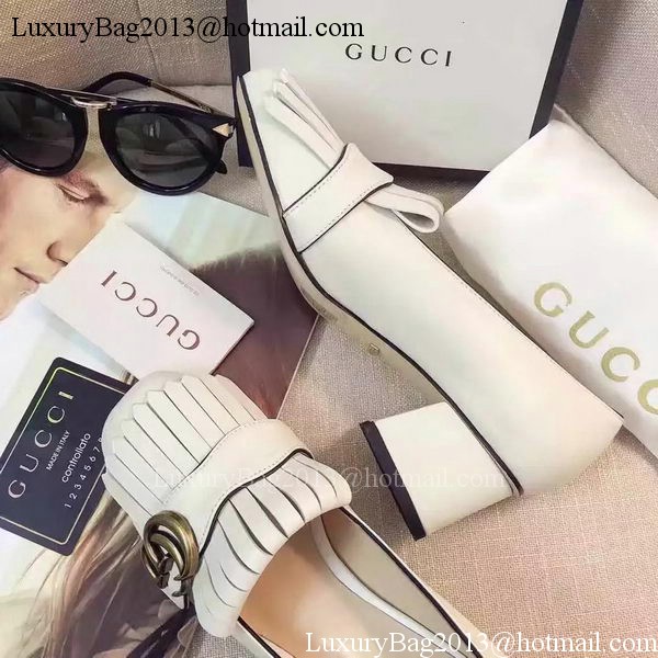 Gucci Casual Shoes Leather GG1127 White