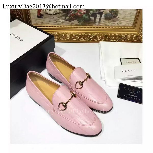 Gucci Casual Shoes Leather GG1130 Pink