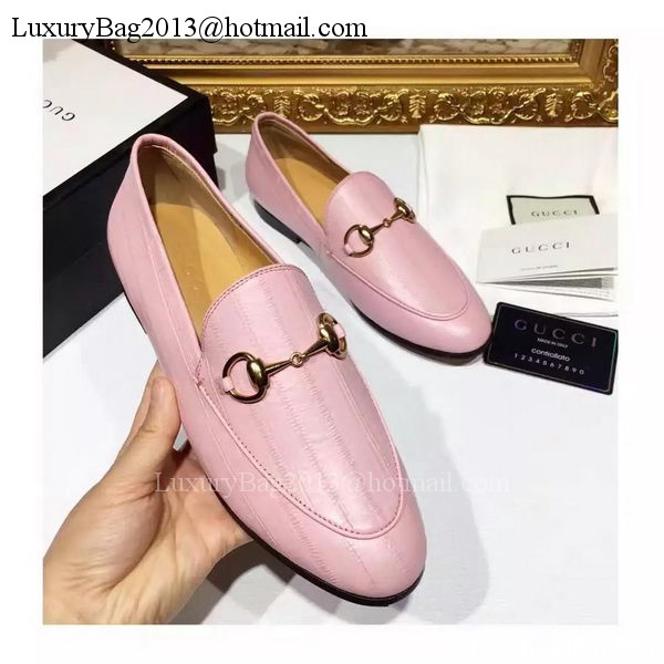 Gucci Casual Shoes Leather GG1130 Pink