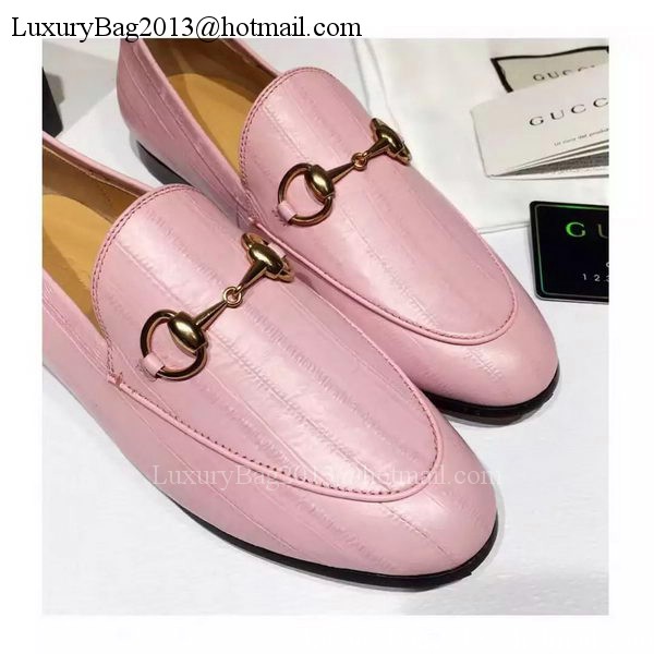 Gucci Casual Shoes Leather GG1130 Pink