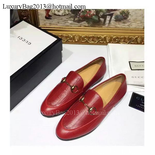 Gucci Casual Shoes Leather GG1130 Red