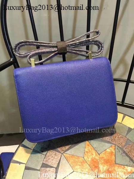 Hermes Constance Bag Calfskin Leather H9978 Blue