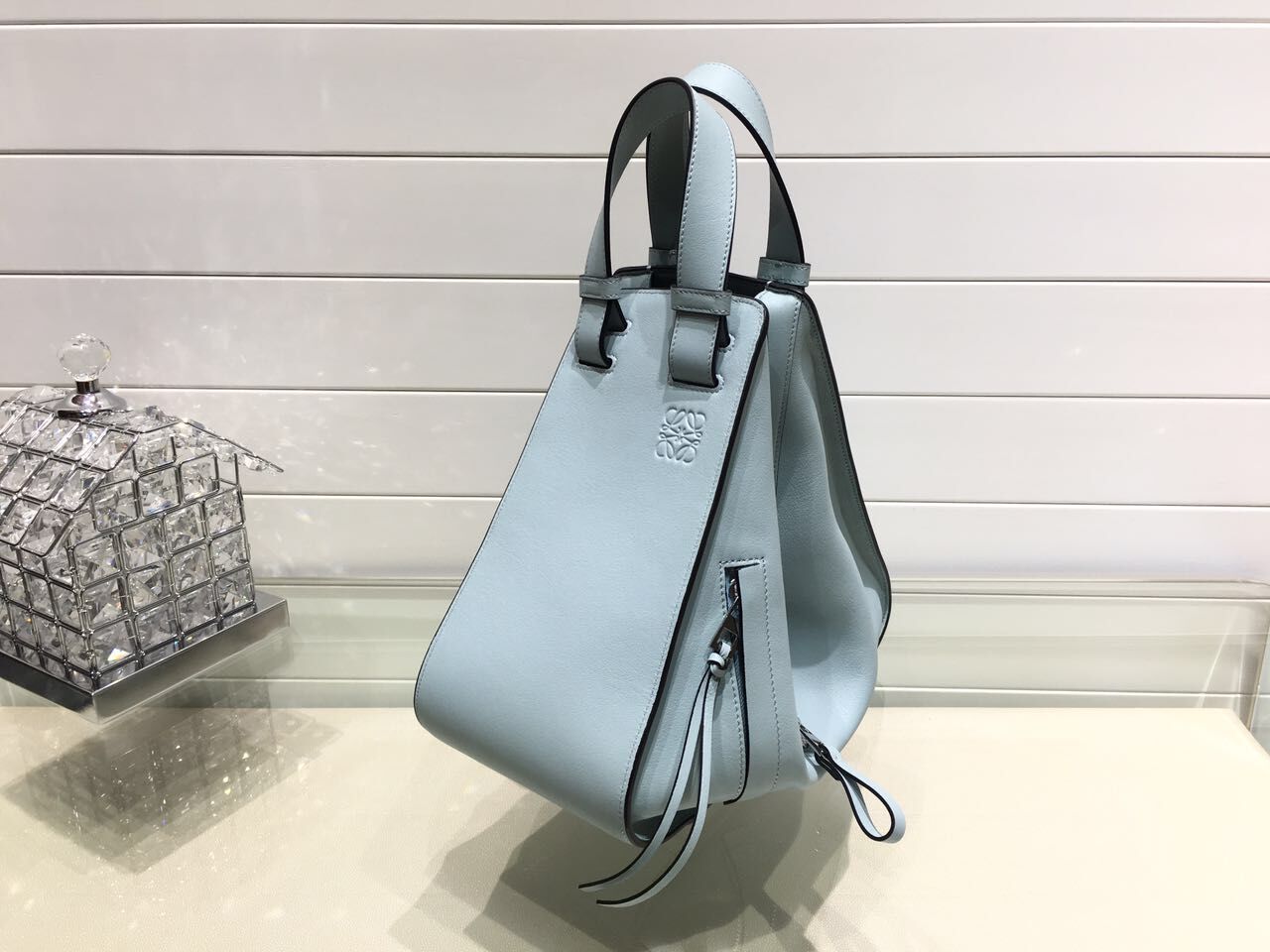 Loewe Hammock Mini Bag 1100 Light Blue