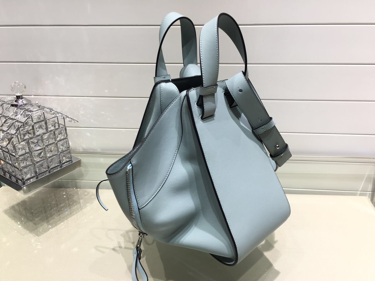 Loewe Hammock Mini Bag 1100 Light Blue