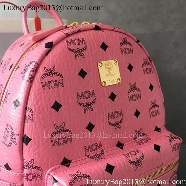 MCM Medium Top Studs Backpack MCM0039 Pink