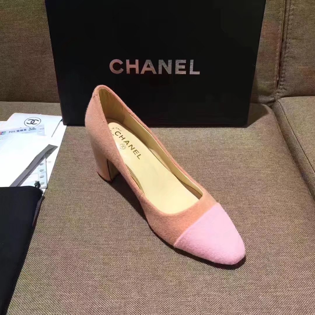 Chanel Pump Leather CH2146 Pink