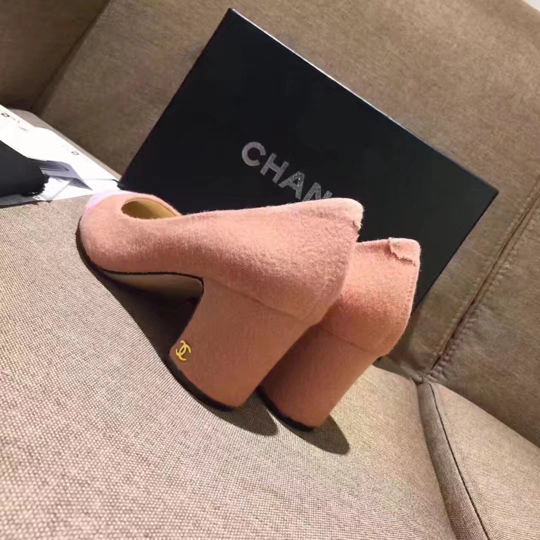 Chanel Pump Leather CH2146 Pink