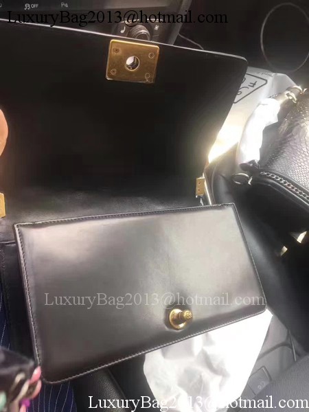 Boy Chanel Flap Bag Original Calfskin Leather A67086B Black