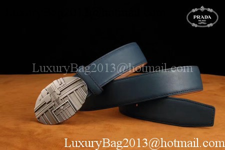 Prada Leather Belt PD0802 Royal