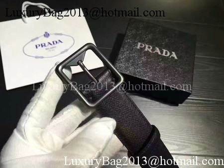 Prada Leather Belt PD0807 Black