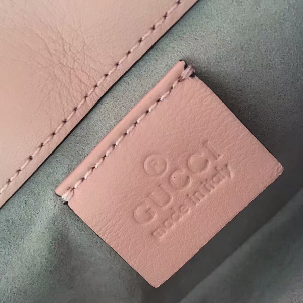Gucci GG Marmont Velvet Nano Shoulder Bag 476433A Light Pink