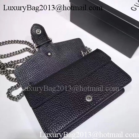 Gucci Dionysus Leather Super mini Bag 476432 Black