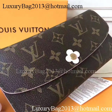 Louis Vuitton Monogram Canvas EMILIE WALLET M64202