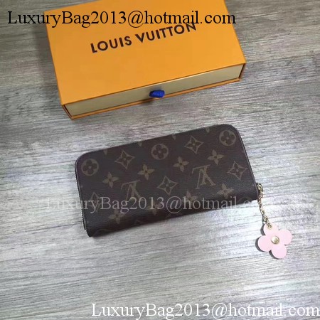 Louis Vuitton Monogram Canvas CLEMENCE WALLET M64201 Rose