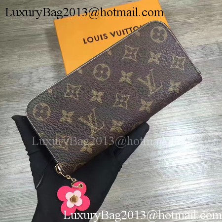 Louis Vuitton Monogram Canvas CLEMENCE WALLET M64201 Rose