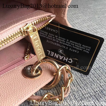 Chanel LE Boy Grand Shopping Tote Bag GST Pink Cannage Pattern A50995 Gold