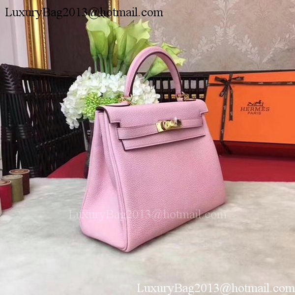 Hermes Kelly 32cm Shoulder Bag TOGO Leather KY32 Pink