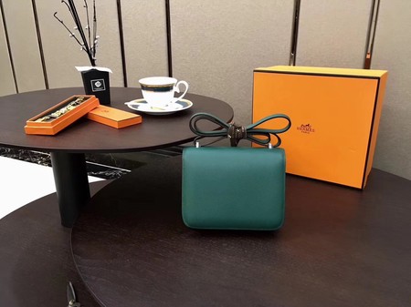 Hermes Constance Bag Original Calfskin Leather H9910 Green