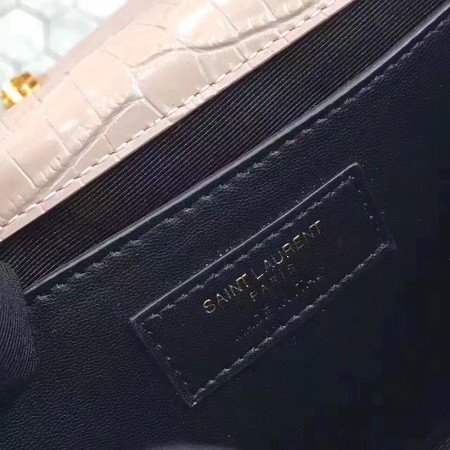 Saint Laurent mini Croco Leather Cross-body Shoulder Bag Y2811 Pink