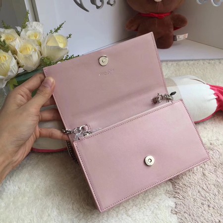 Yves Saint Laurent Leather Cross-body Shoulder Bag Y8011 Pink