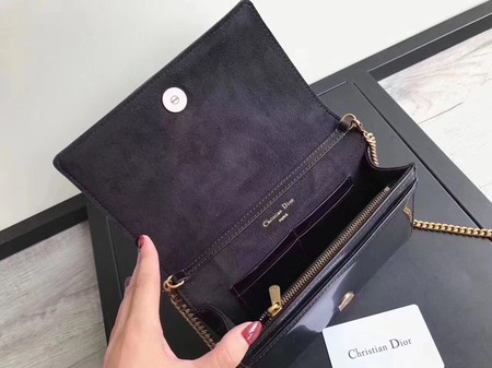 Dior Diorama Bag Original Patent Leather CD3709 Black