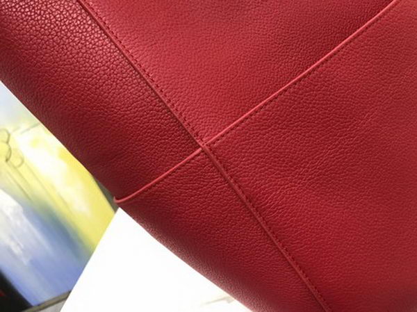 CELINE Sangle Seau Bag in Calfskin Leather C3369 Red