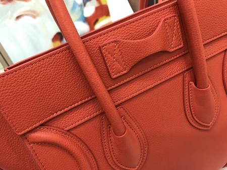 Celine Luggage Micro Tote Bag Original Leather CLY33081M Orange