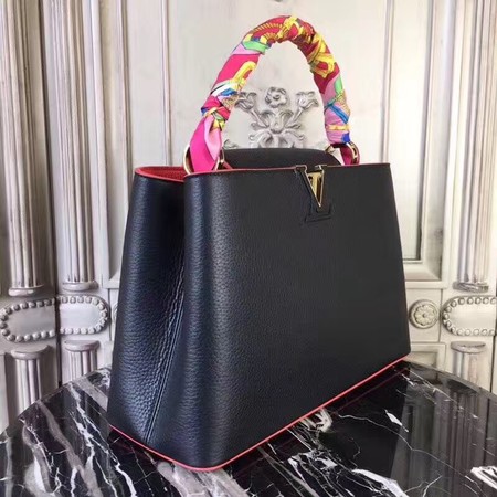 Louis Vuitton Elegant Capucines Bags MM M41813 Black