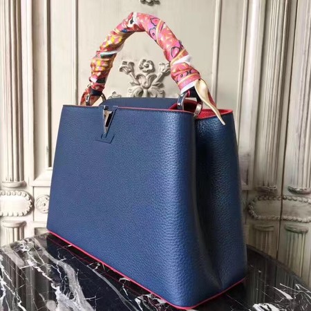 Louis Vuitton Elegant Capucines Bags MM M41813 Blue