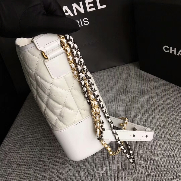 Chanel Gabrielle Shoulder Bag Original Calfskin Leather A93842 White