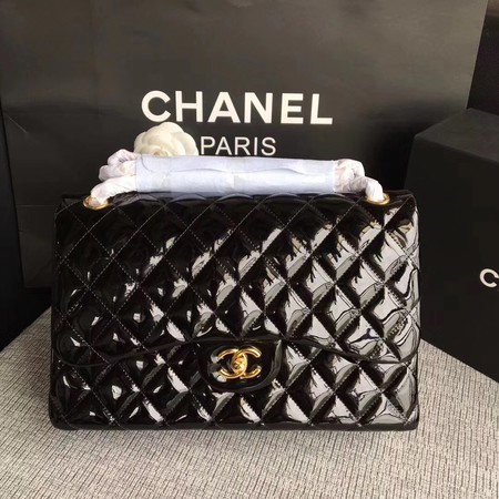 Chanel Classic Flap Bag Original Leather A1113 Black