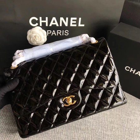 Chanel Classic Flap Bag Original Leather A1113 Black