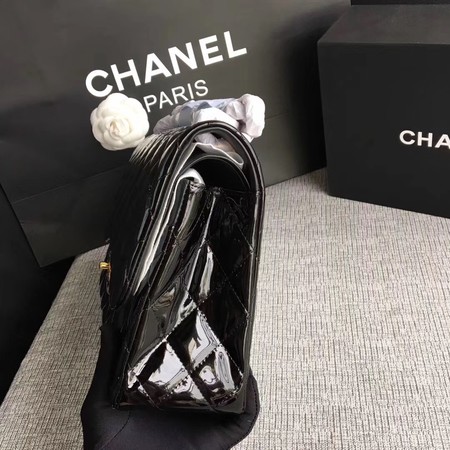 Chanel Classic Flap Bag Original Leather A1113 Black