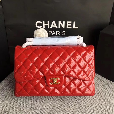 Chanel Classic Flap Bag Original Leather A1113 Red