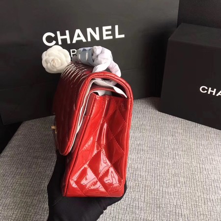 Chanel Classic Flap Bag Original Leather A1113 Red