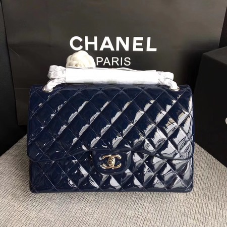 Chanel Classic Flap Bag Original Leather A1113 Royal